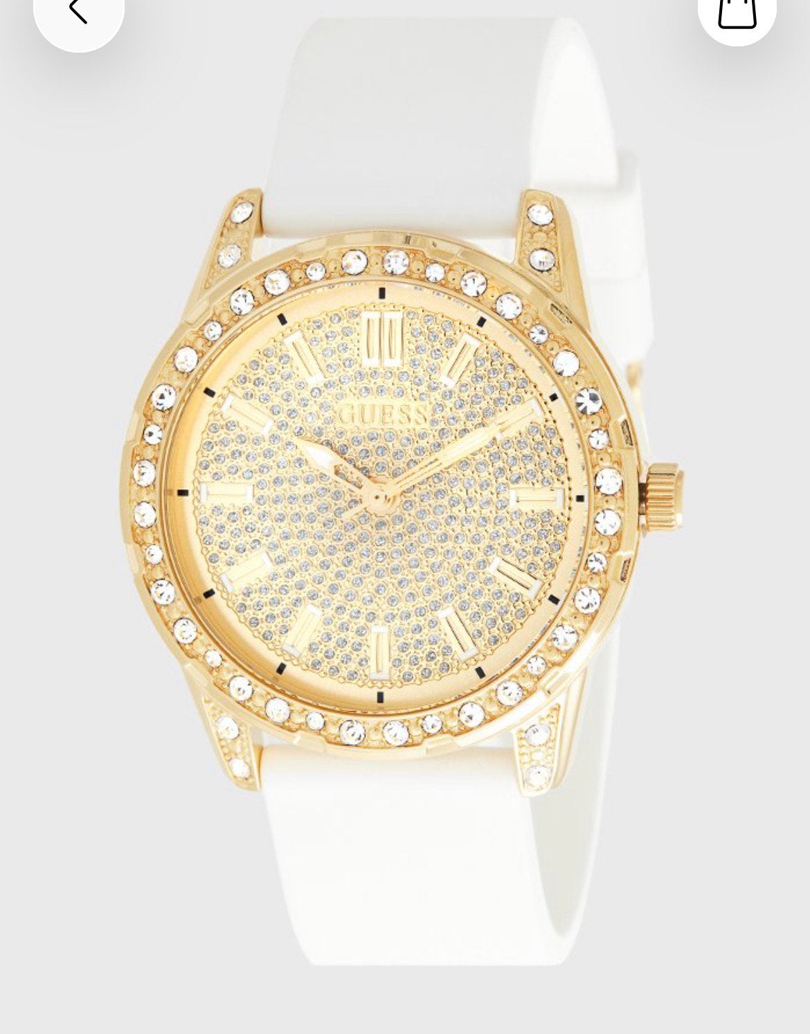 Montre Guess, Neuf, Enlèvement ou Envoi, Blanc, Autres matériaux