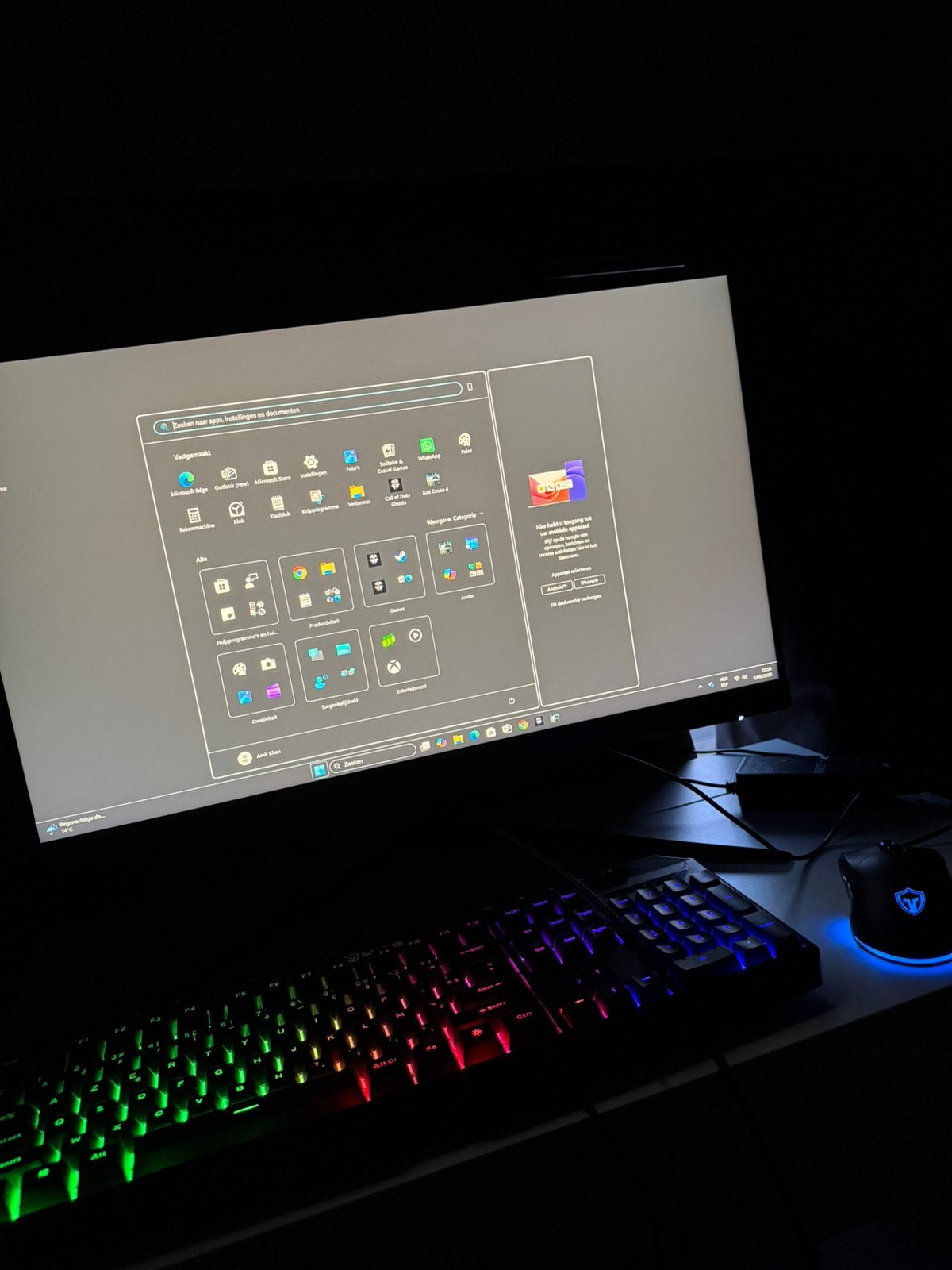 MSI Computer, Computers en Software, Windows Laptops, Ophalen, Met videokaart, 8 GB, Zo goed als nieuw