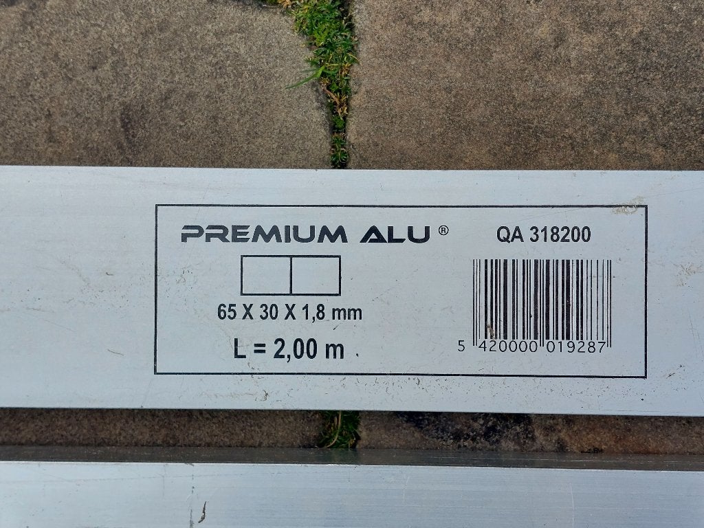 Aluminium profielen, Doe-het-zelf en Bouw, Ophalen of Verzenden, Zo goed als nieuw, Aluminium