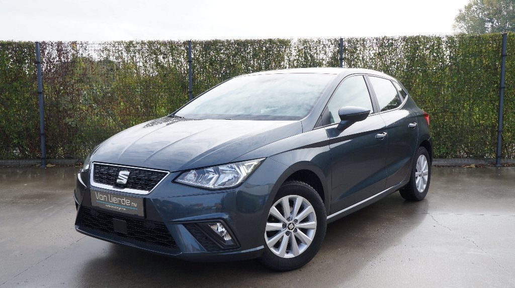 SEAT Ibiza 1.0 TSI Style Carplay Pdc Airco 12m, Auto's, Voorwielaandrijving, Stof, Verwarmde buitenspiegels, Ibiza