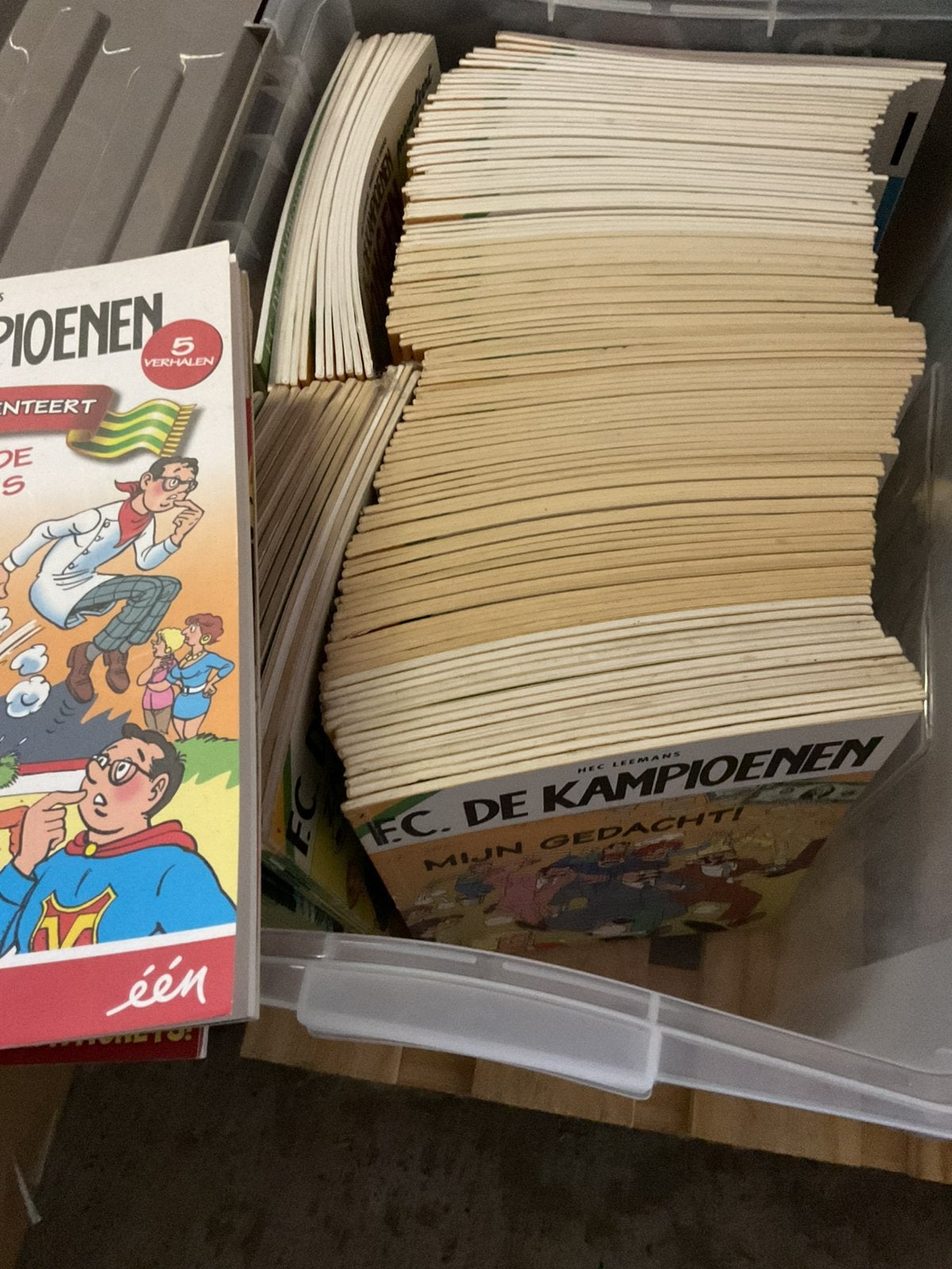 Grote verzameling De Kampioenen strips ca. 125+ stuks + 3 sp, Ophalen, Zo goed als nieuw