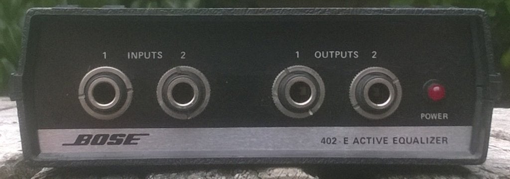 Processor Equalizer Bose EQ-402, Muziek en Instrumenten, Ophalen of Verzenden, Gebruikt, Overige typen