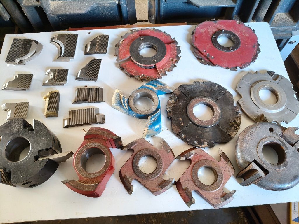 Verschillende frezen as 50 mm, Ophalen