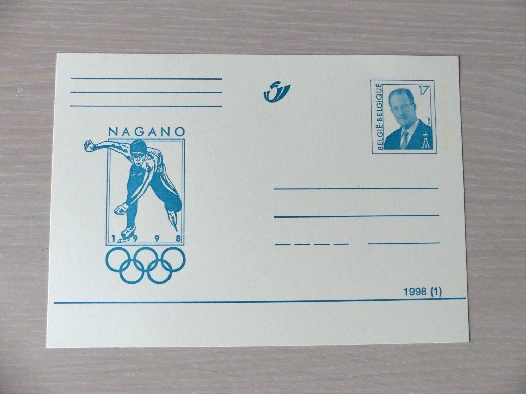 1998 (1) : Carte postale illustrée - neuve :  NAGANO, Enlèvement ou Envoi, Non oblitéré