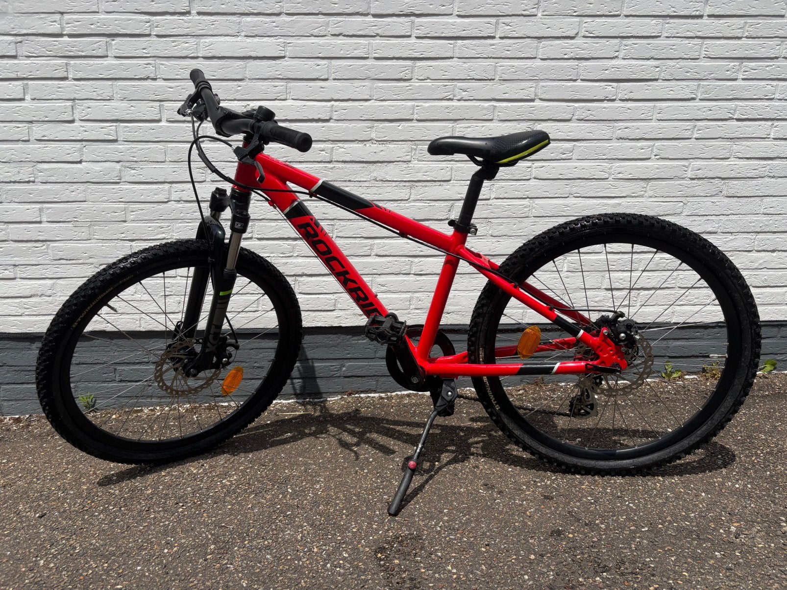 Rockrider ST900 24inch rood, Fietsen en Brommers, Gebruikt, Hardtail, Schijfrem, Ophalen