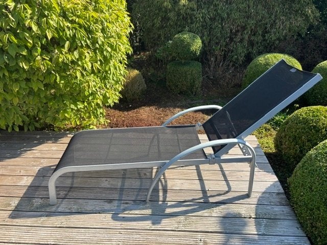 ligzetel tuin à spotprijs, Tuin en Terras, Ophalen, Zo goed als nieuw, Aluminium, Inklapbaar