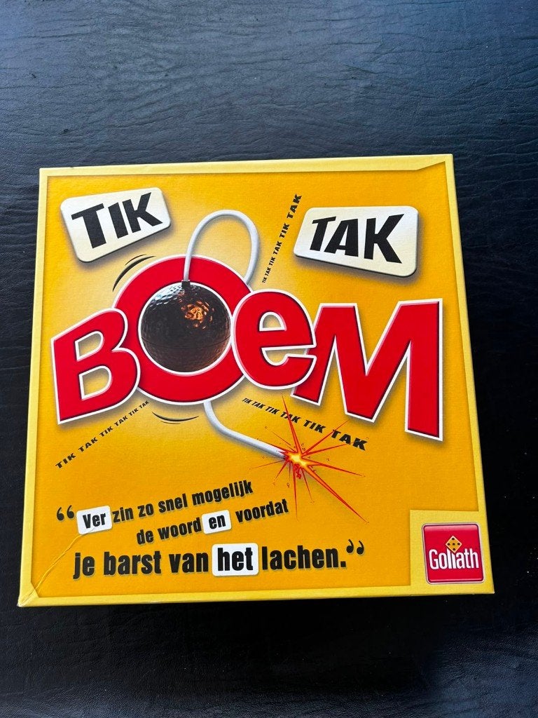 Tik Tak Boem spel – Goliath, Hobby en Vrije tijd, Een of twee spelers, Ophalen of Verzenden, Gebruikt, Goliath