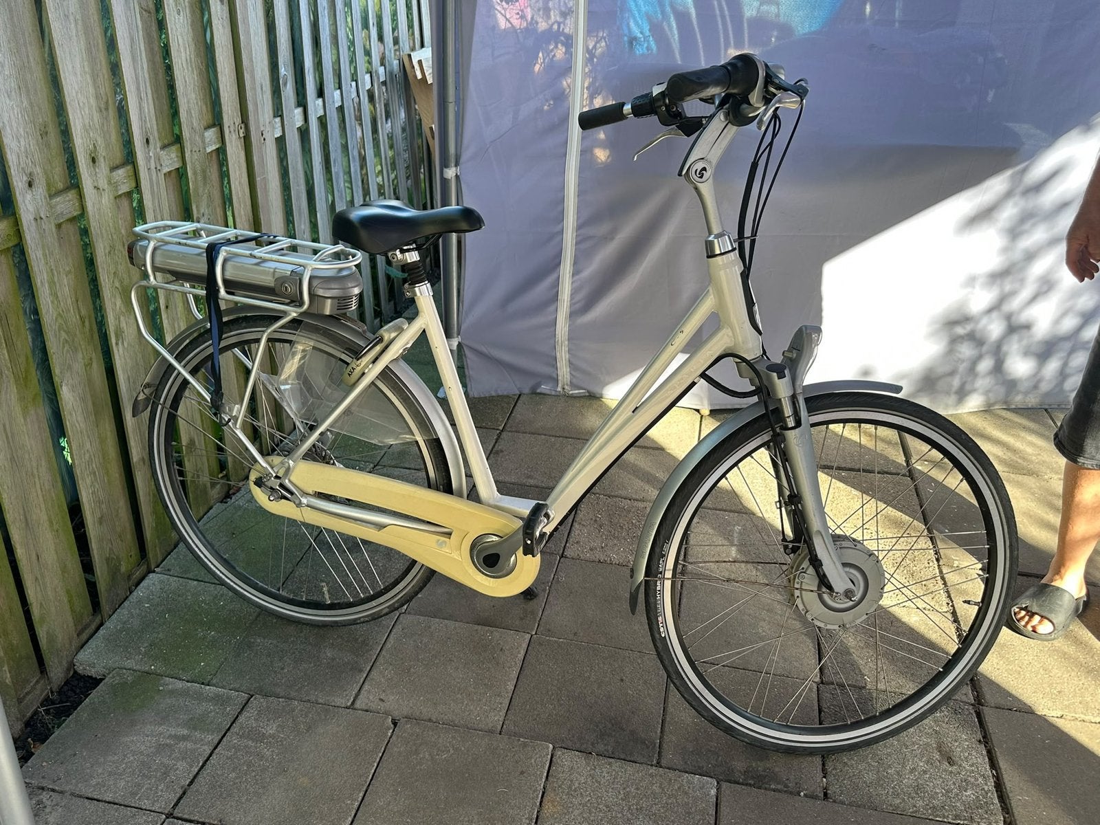 Mooie elektrische fiets sparta helemaal in orde nagekeken, Fietsen en Brommers, Ophalen, Sparta, 53 tot 56 cm, Versnellingen