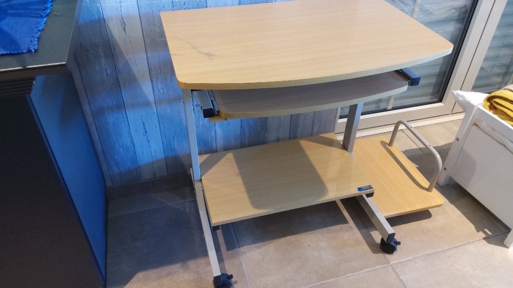 computertafel, Huis en Inrichting, Bureaus, 50 cm, Zo goed als nieuw, Computerbureau, 95 cm