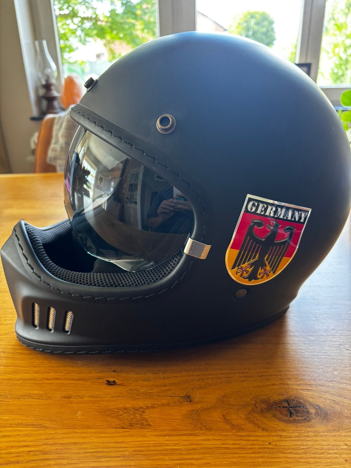 Casque moto homme, Vélos & Vélomoteurs, Enlèvement, Comme neuf, Small