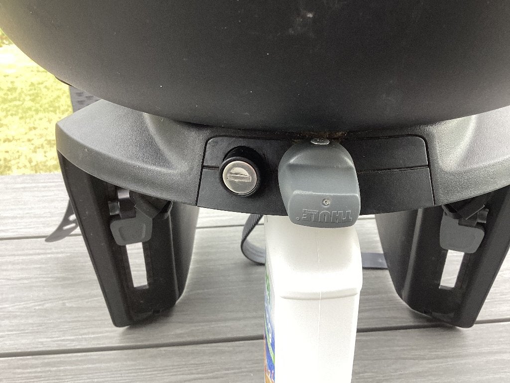 Fiets stoeltje, Achterzitje, Yepp (Thule), Ophalen, 15 t/m 25 kg