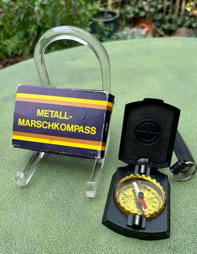Vintage militair kompas - Metall-Marschkompass, Verzamelen, Militaria | Algemeen, Ophalen of Verzenden, Overige typen