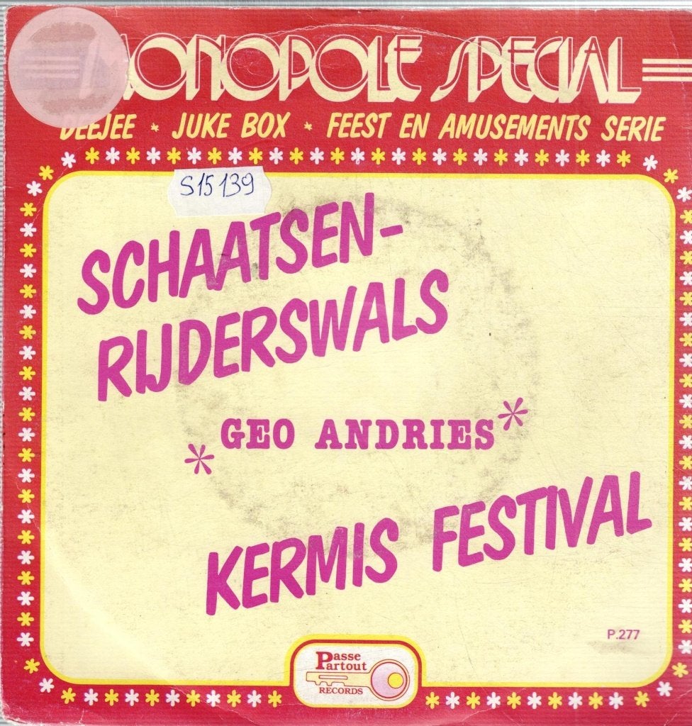 Vinyl, 7"  /  Geo Andries – Schaatsenrijderswals, CD & DVD, Vinyles | Autres Vinyles, Enlèvement ou Envoi, 7 inch, Autres types