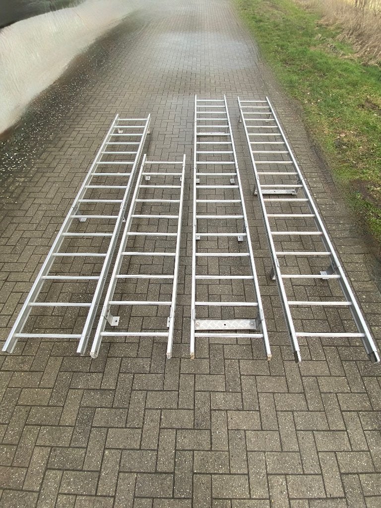 Échelles d'incendie en alu, Bricolage & Construction, Échelles & Escaliers, Enlèvement, Comme neuf, Échelle, 4 mètres ou plus