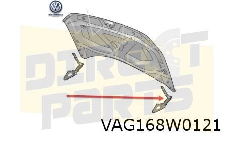 Volkswagen Tiguan (9/20-) Motorkapscharnier Links Origineel!, -, -, Nieuw, -