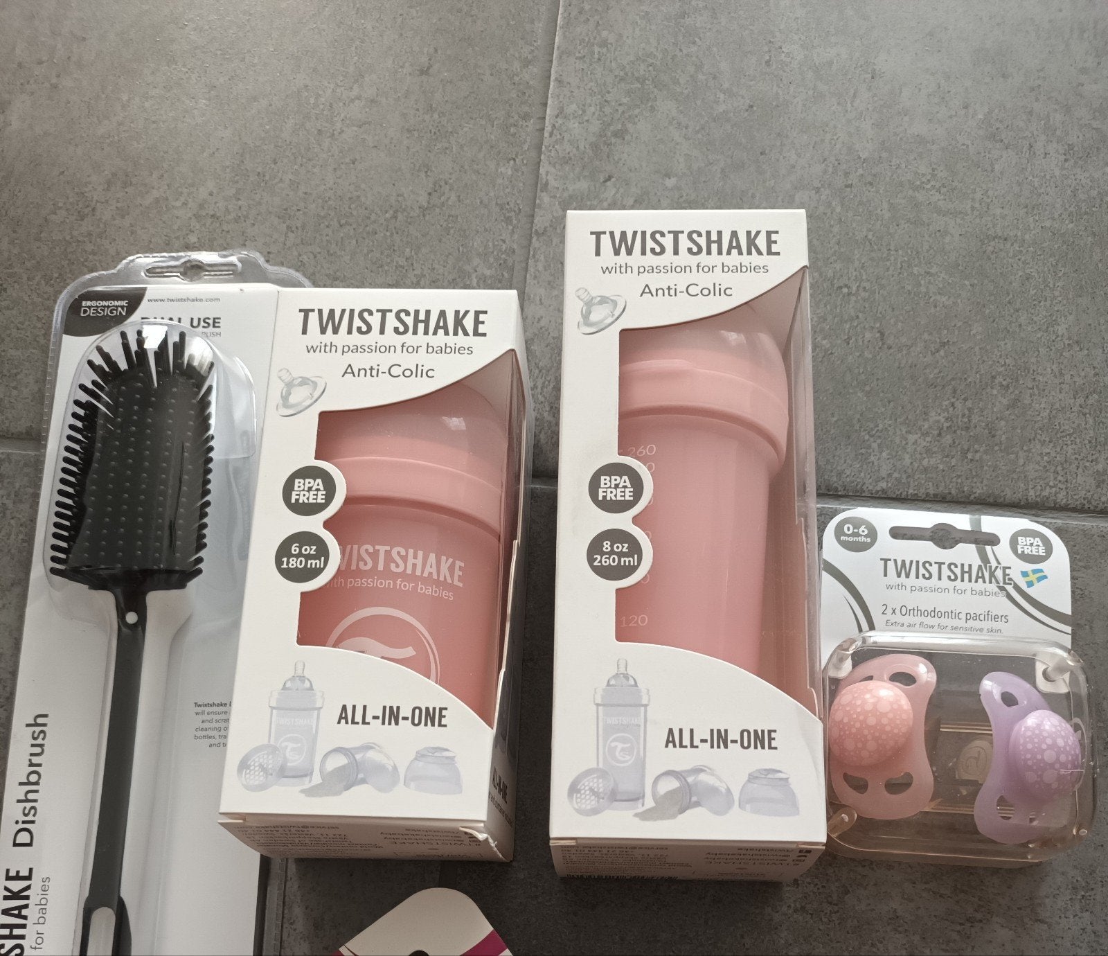 babyflessen set, Twistshake, Enlèvement