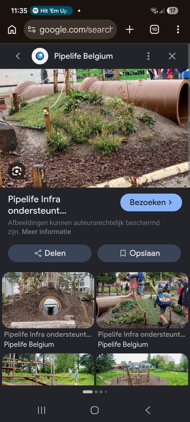 Gezocht betonnen riool