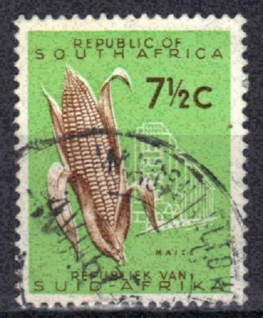 Zuid-Afrika 1961/1962 - Yvert 255 - Flora en Fauna (ST), Verzenden, Zuid-Afrika, Gestempeld
