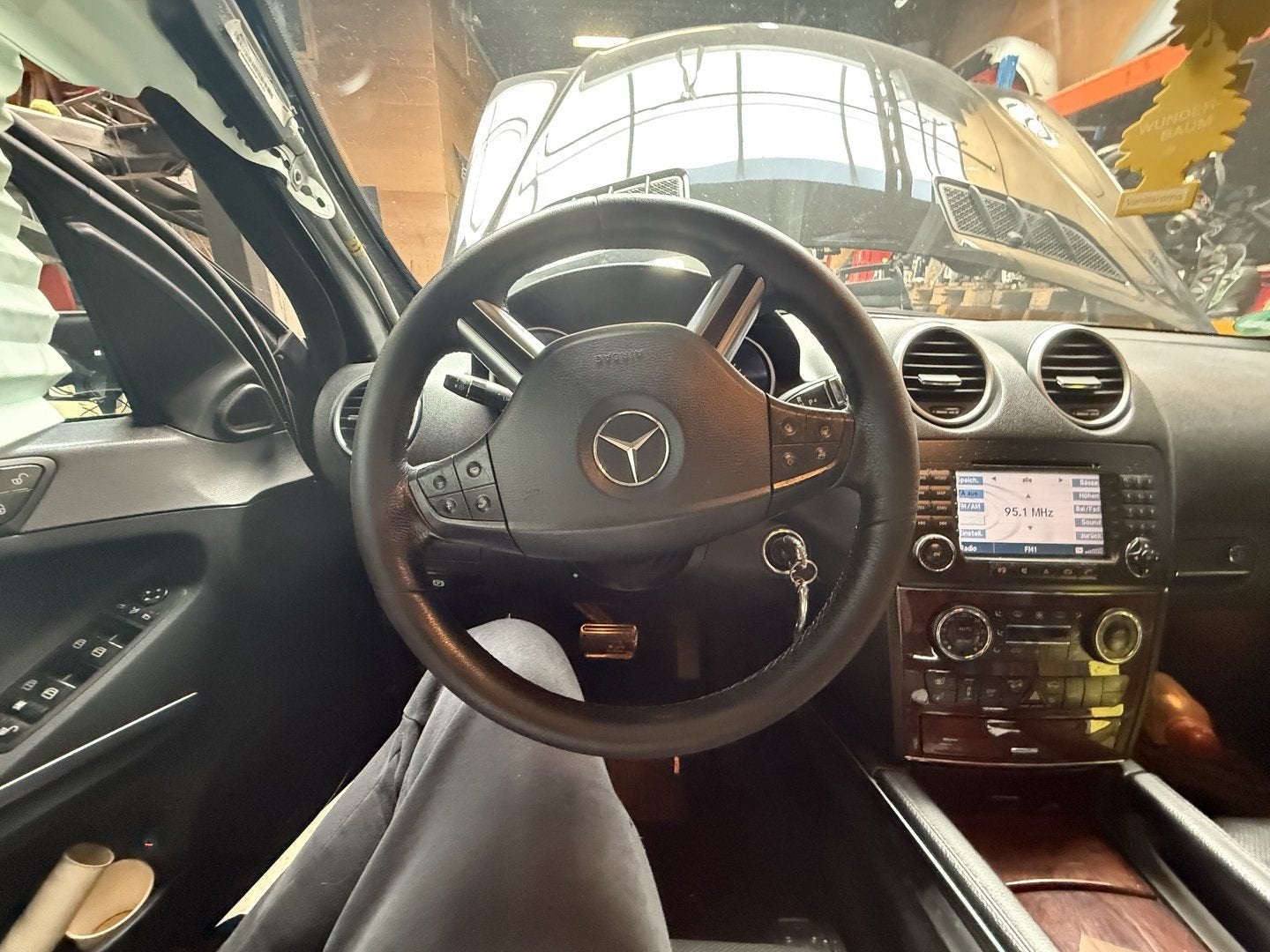 Mercedes ML W164 stuurwiel met bediening en airbag, Utilisé, -, -, Enlèvement ou Envoi