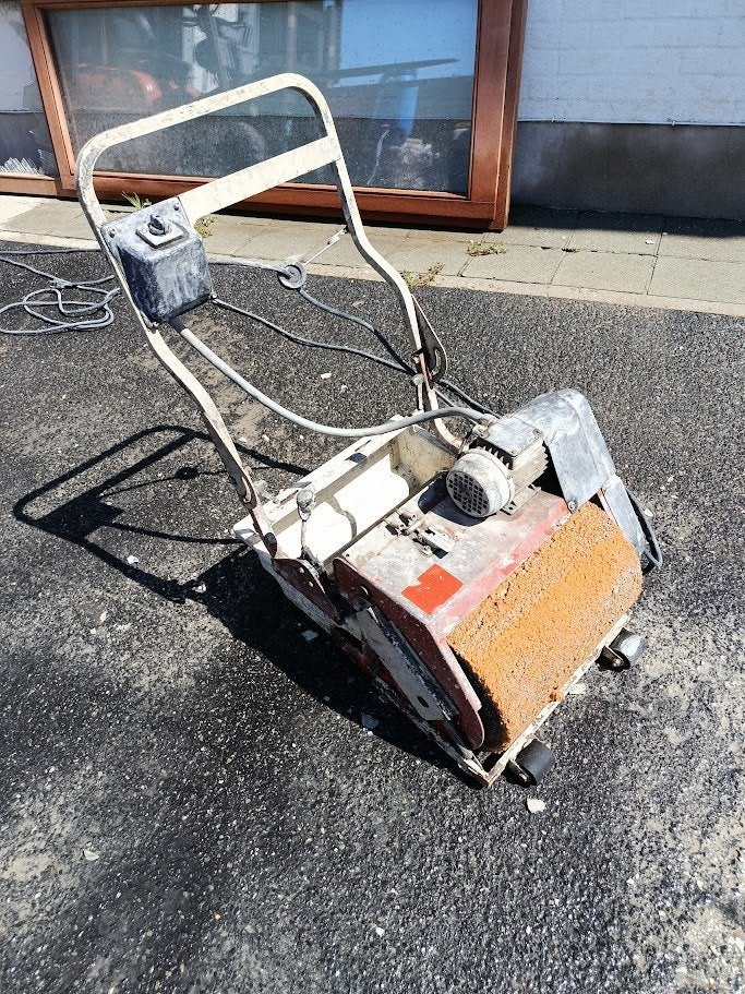 Raimondi Berta sponsmachine, Ophalen, Gebruikt
