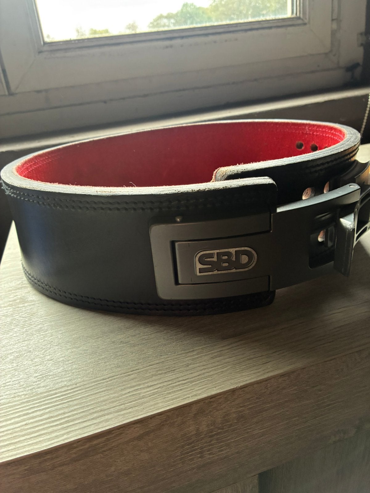 Originele SBD Powerlifting Belt (13mm Lever Belt) S, Enlèvement, Utilisé