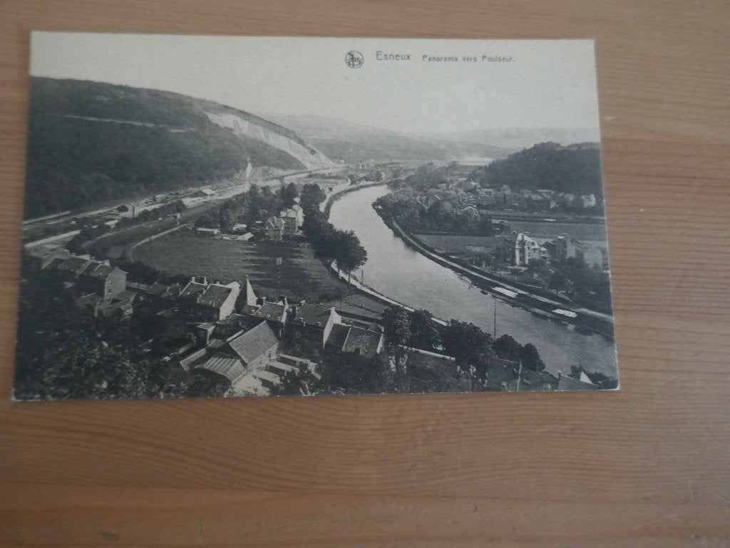 esneux panorama vers poulseur, Ophalen of Verzenden, Ongelopen, Luik