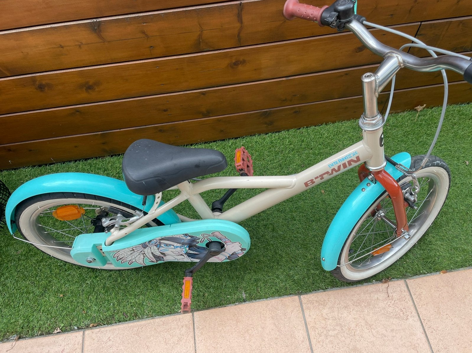 Vélo pour enfants 16 pouces, Vélos & Vélomoteurs, Enlèvement, Comme neuf, Stabilisateurs