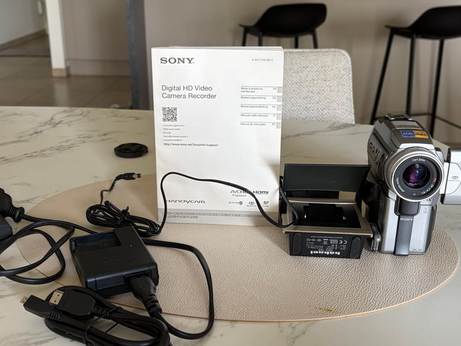 Sony handycam, Ophalen, Zo goed als nieuw, Sony