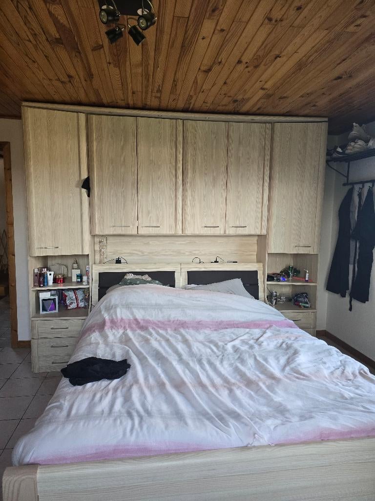 Chambre a coucher, Enlèvement, Utilisé, Deux personnes, Lit pont