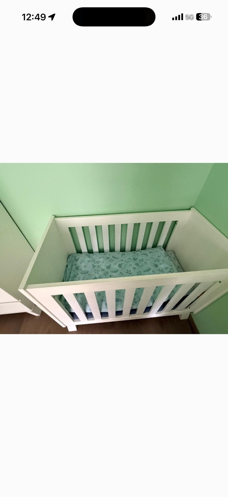 Babybed met matra, Enlèvement, Comme neuf