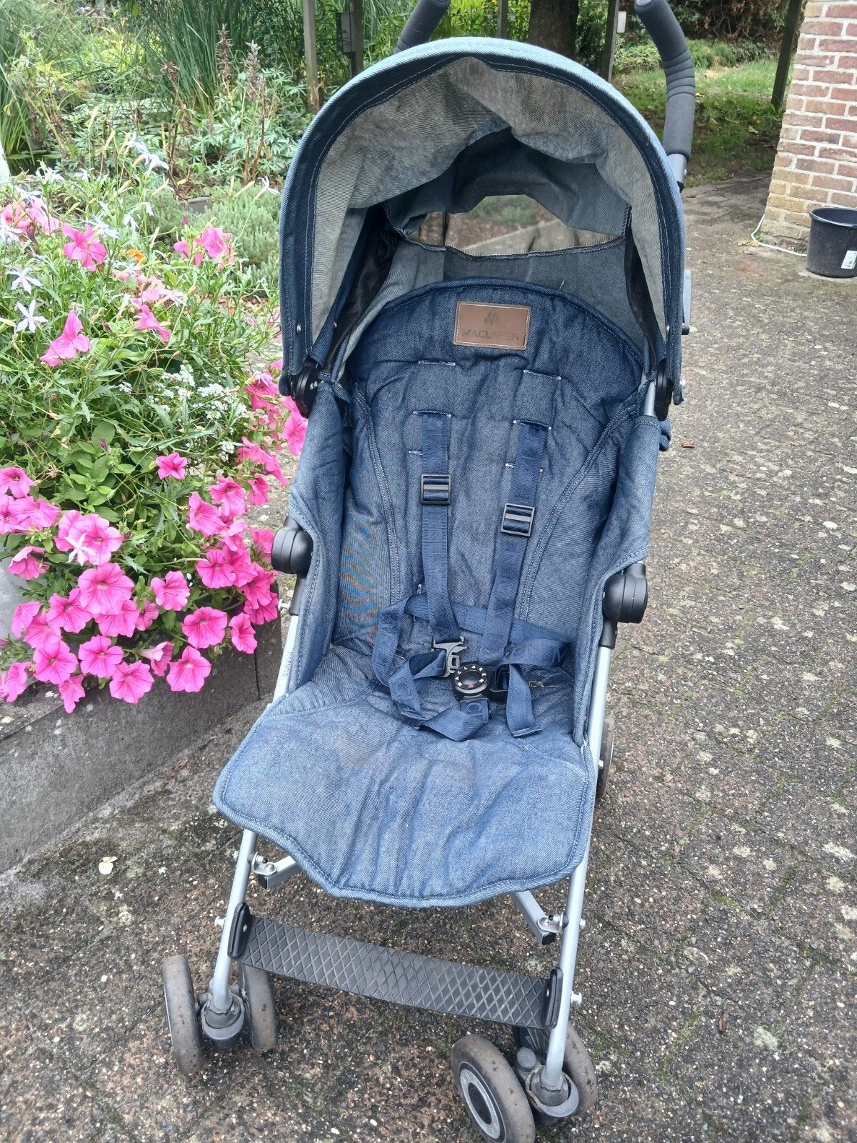 Poussette effet jean Maclaren, Enfants & Bébés, Buggys, Enlèvement ou Envoi, Comme neuf, Maclaren, Dossier réglable
