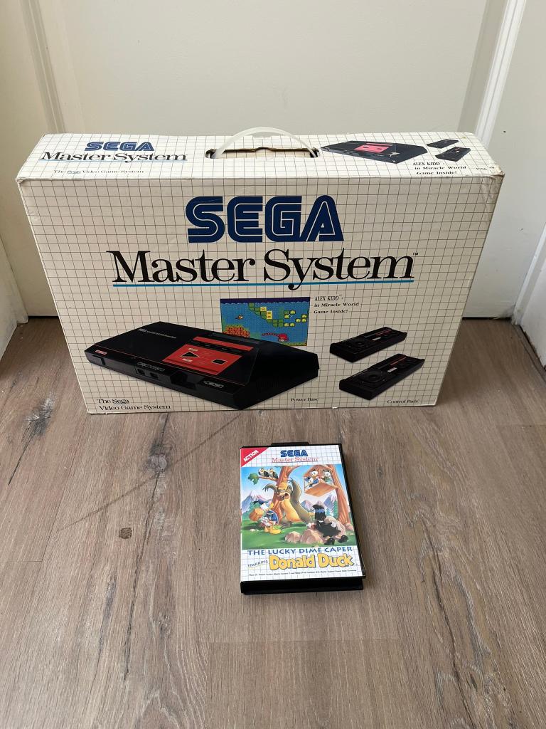 Système Sega Master complet dans boîte d'origine fonctionnel, Enlèvement ou Envoi, 2 joueurs, À partir de 7 ans, Aventure et Action