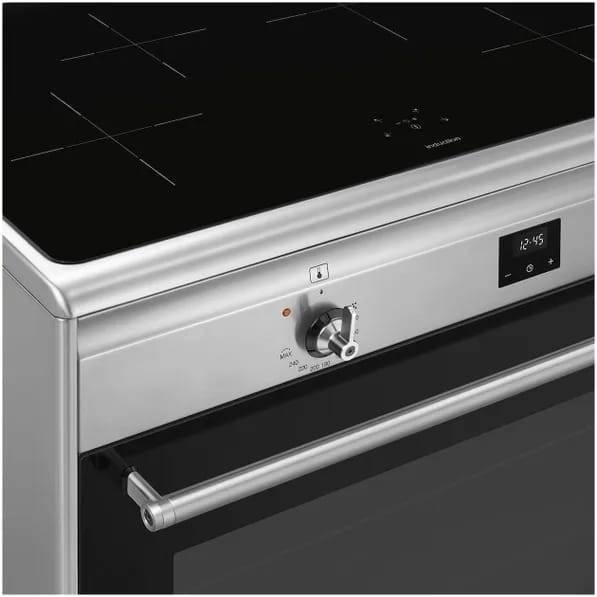 🔥Luxe Fornuis Smeg 90cm rvs INDUCTIE 4 zones NIEUW, Ophalen, 60 cm of meer, Nieuw, Energieklasse A of zuiniger