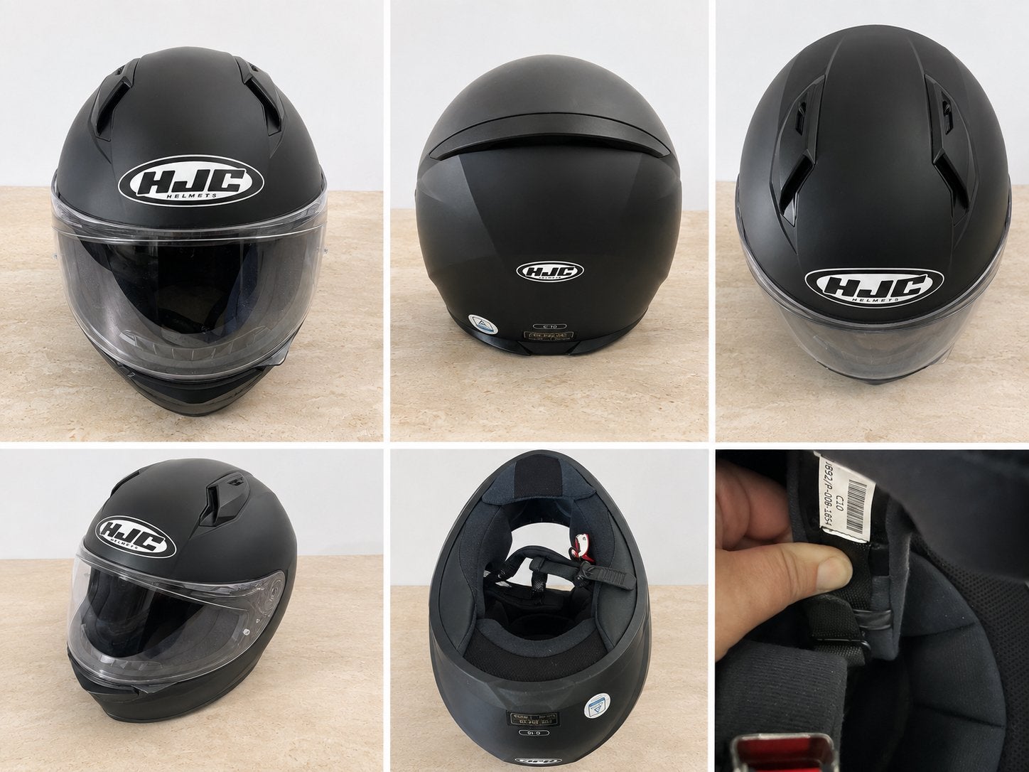 Motorhelm, Motoren, Ophalen, HJC