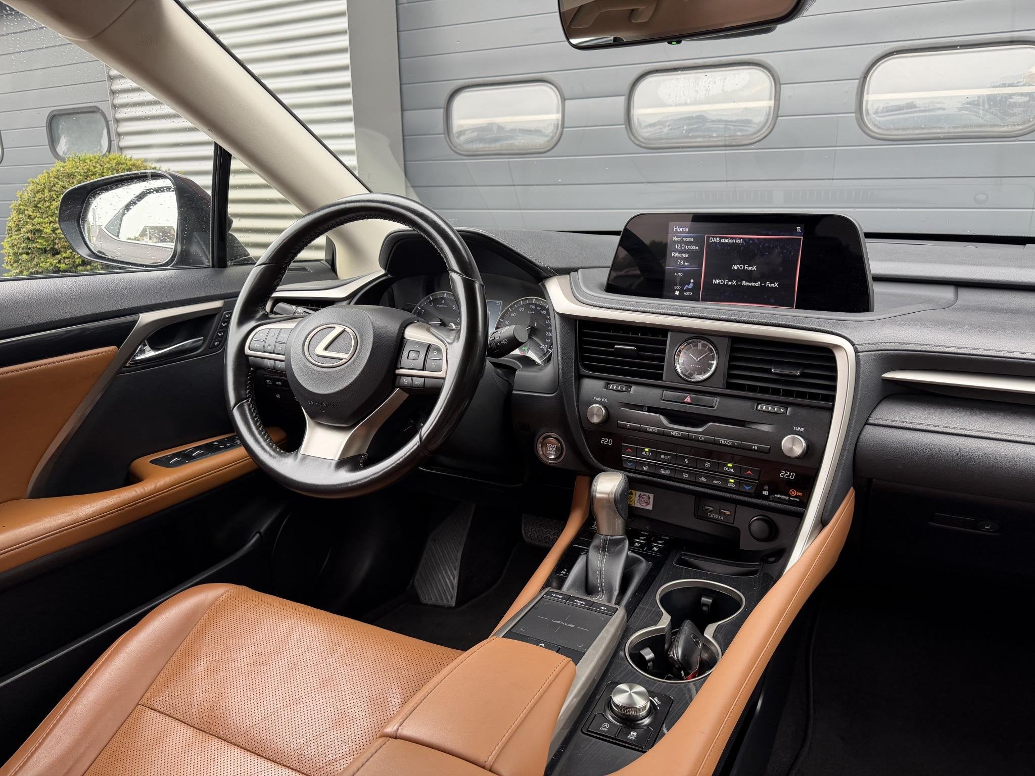 Lexus RX 450h AWD President Line | Camera | Lederen Bekledin, Auto's, Lexus, Automaat, Gebruikt, Euro 6, Bruin