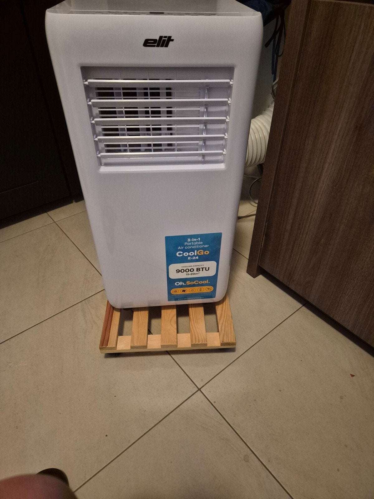 mobile airco, Ophalen, Koelen en Ontvochtigen, 2 snelheden, Nieuw