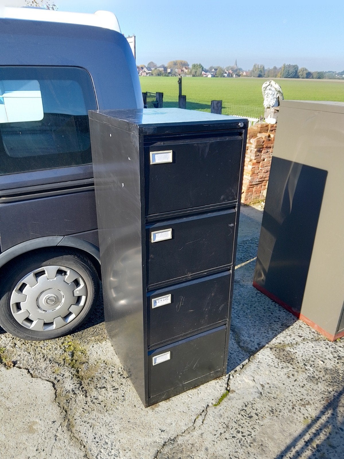 archiefkasten metaal, Ophalen, Minder dan 50 cm, Gebruikt, 100 tot 150 cm