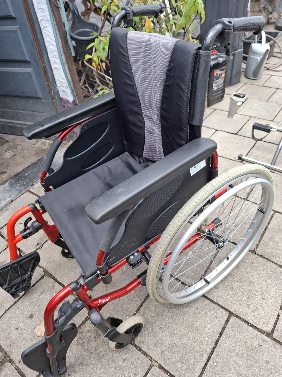 Fauteuil roulant manuel pliable, Diversen, Ophalen, Inklapbaar, Zo goed als nieuw, Handbewogen rolstoel