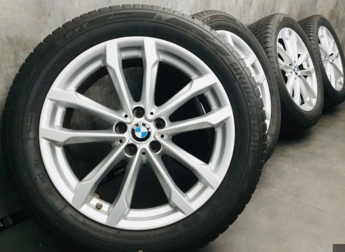 KIT HIVER BMW X3 et iX3 JANTES 19 ‘´IMPECCABLES, Pneus et Jantes, Utilisé, Véhicule tout-terrain, Pneus hiver