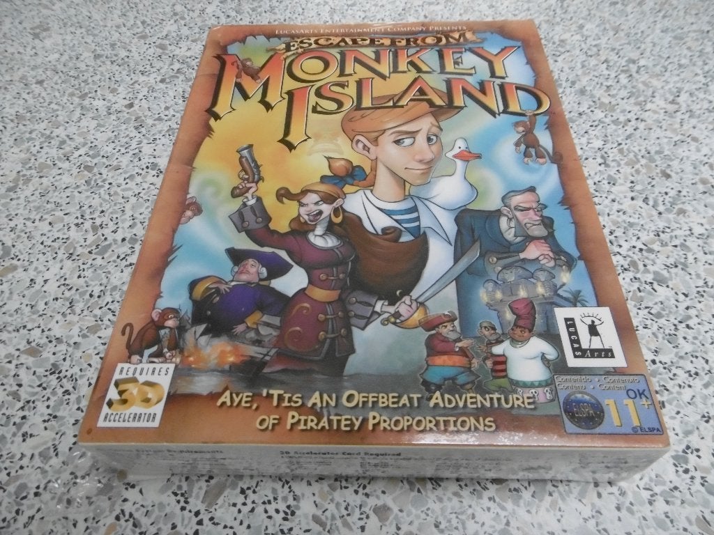 ONTSNAP AAN MONKEY ISLAND PC-GAMES, Games en Spelcomputers, Games | Pc, 1 speler, Ophalen, Zo goed als nieuw, Eén computer