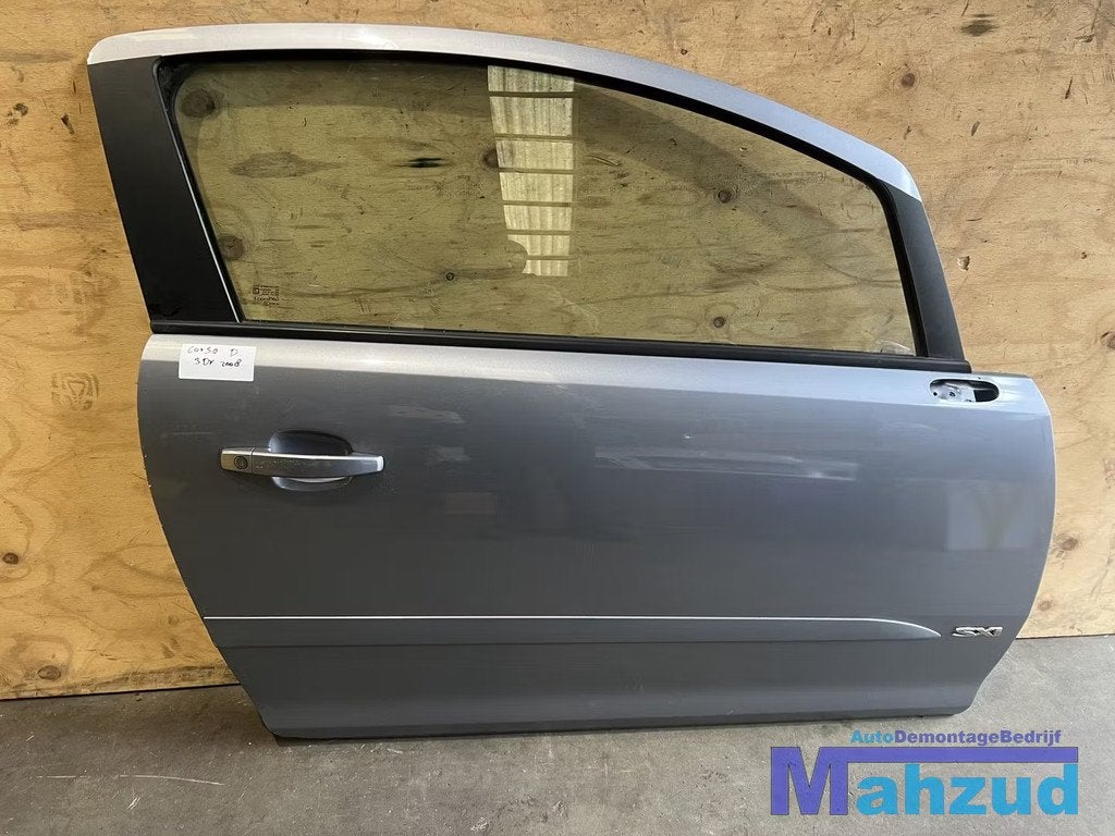 OPEL CORSA D Grijs Z163 rechts deur portier 2005-2014, Gebruikt, Deur, Opel Automobile GmbH, Kontakt@opel-infoservice.de