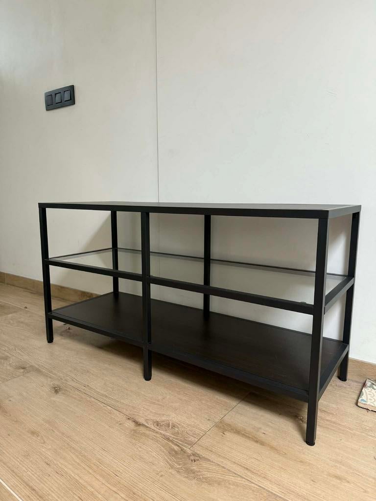 Ikea Vittsjö tvkast, Ophalen, Gebruikt, 100 tot 150 cm, Glas