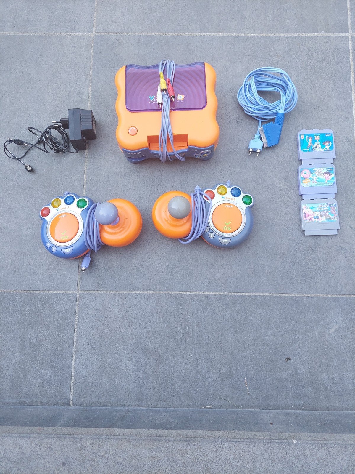 Vtech Smile console + 3 games, Ophalen of Verzenden