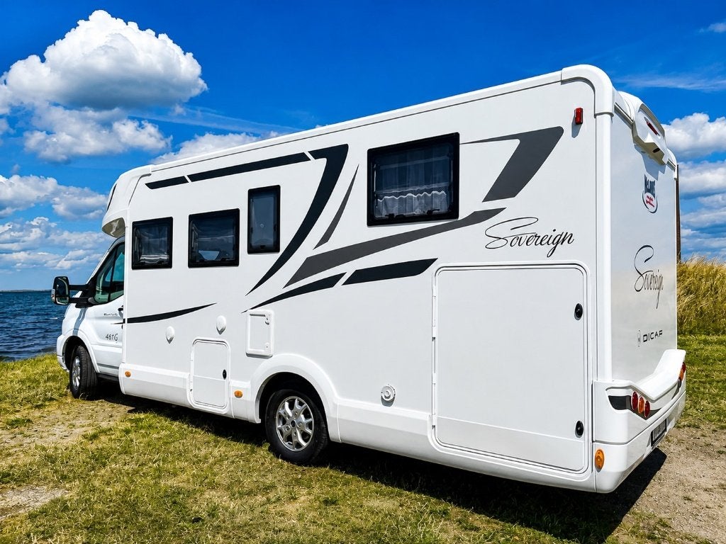 McLouis Sovereign 481G Ford  170 PK Automaat - 13.000 km !, Caravans en Kamperen, Mobilhomes, Automaat, Diesel, Particulier, Luifel