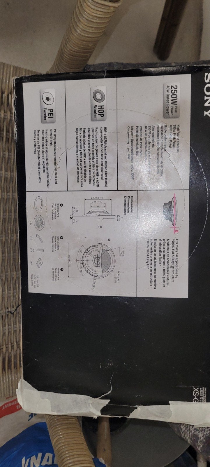 sony xplod 2 way speakers, Ophalen