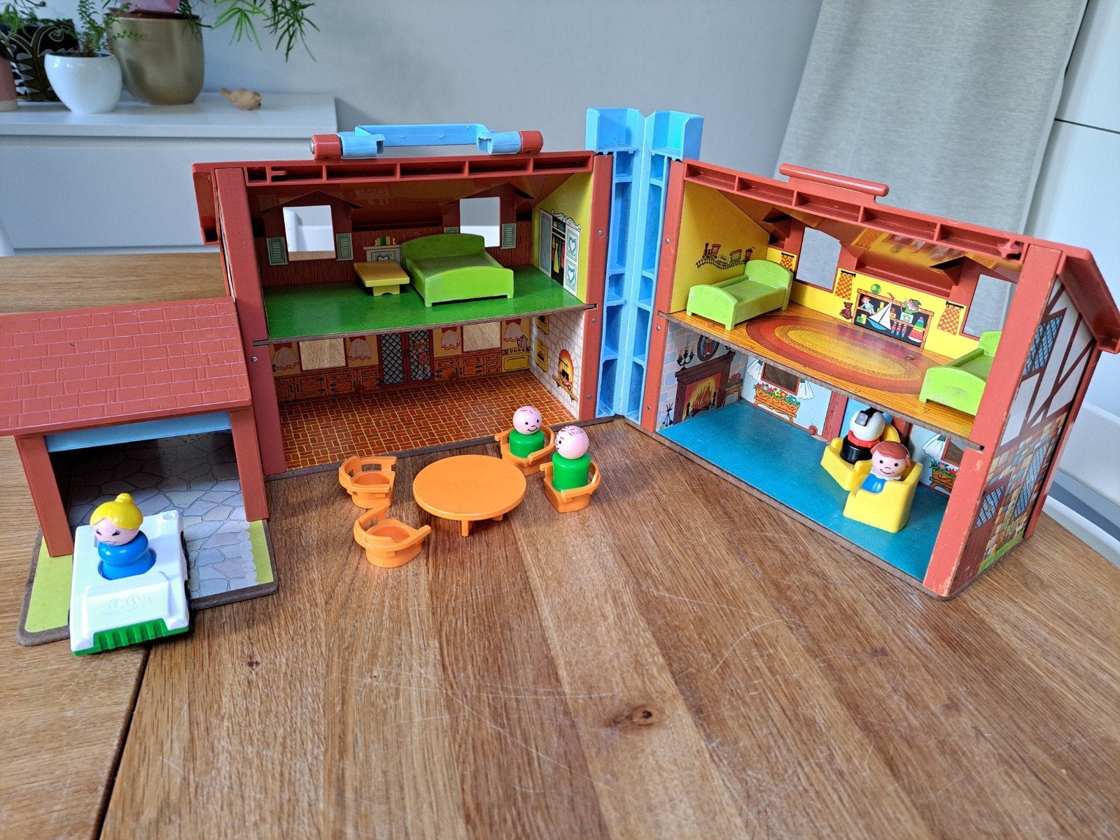 Vintage fisher price speelhuis, Kinderen en Baby's, Speelgoed | Poppenhuizen, Ophalen of Verzenden