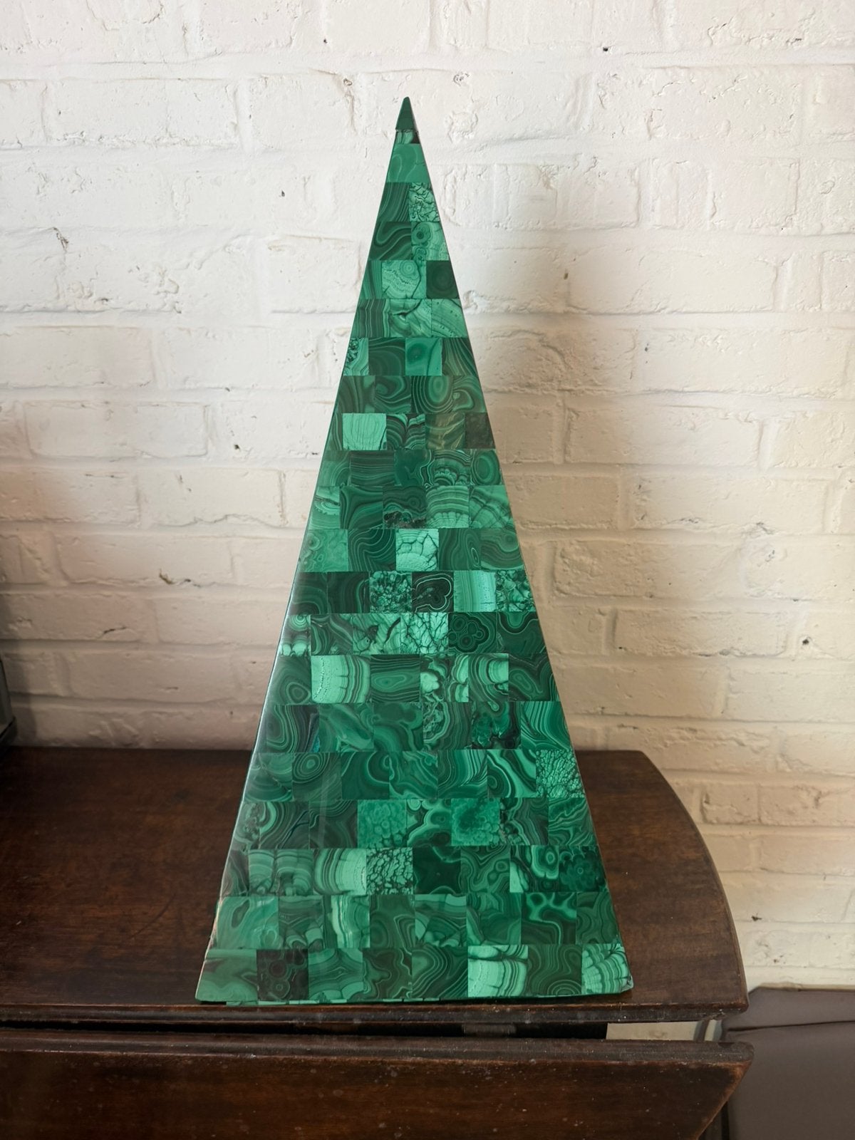Prachtige pyramide malachite, Collections, Minéraux & Fossiles, Enlèvement, Minéral