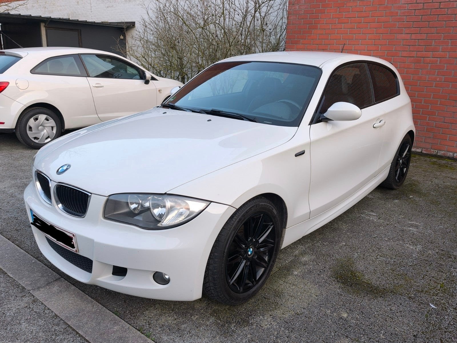 Bmw 116i, Auto's, BMW, Zwart, Wit, Handgeschakeld, Particulier