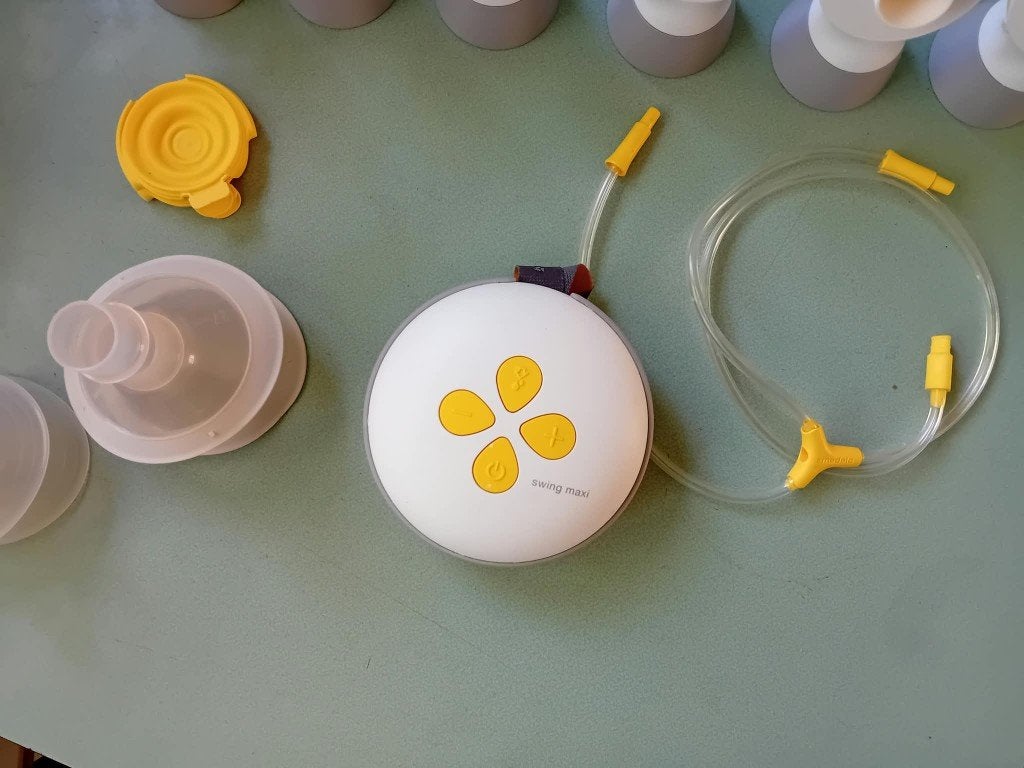 Medela Swing Maxi dubbele elektrische borstkolf, Enfants & Bébés, Enlèvement, Comme neuf, Tire-lait, Medela