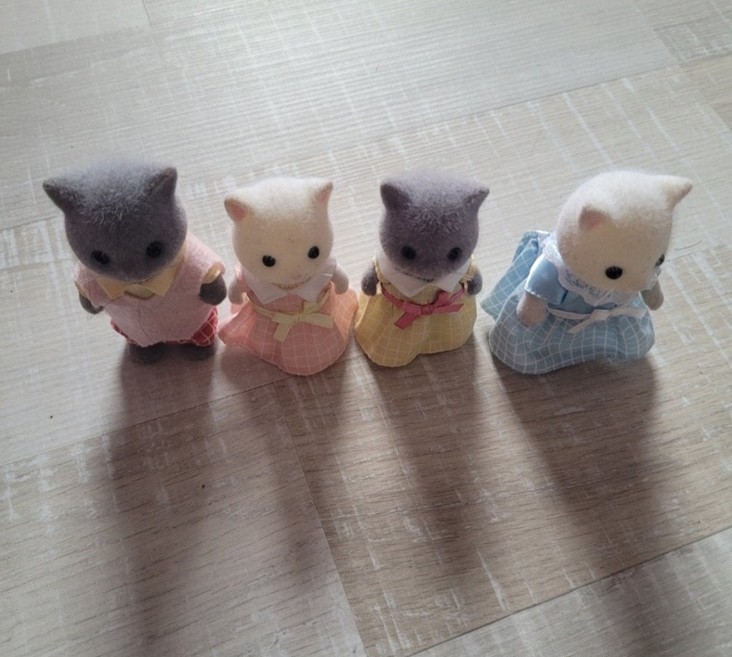 Sylvanian , famille chat, Enlèvement, Utilisé, Poupée de maison de poupées